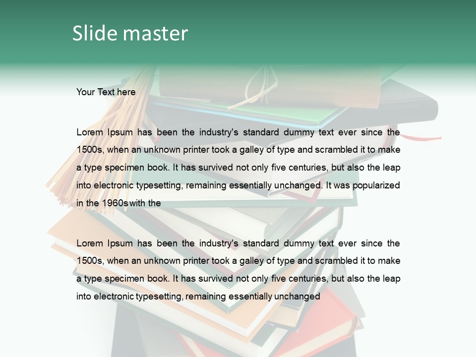 Graduating Success Ceremony PowerPoint Template