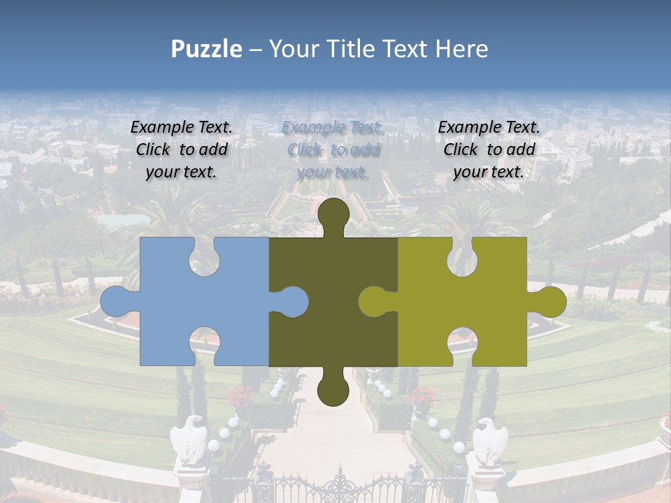 White Tourism Sacred PowerPoint Template