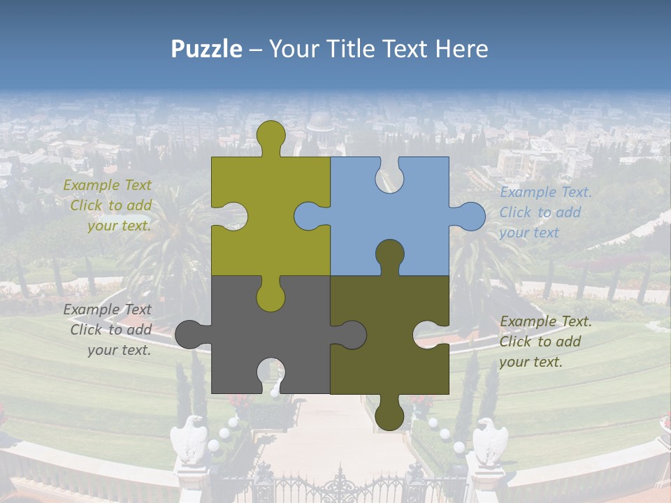 White Tourism Sacred PowerPoint Template