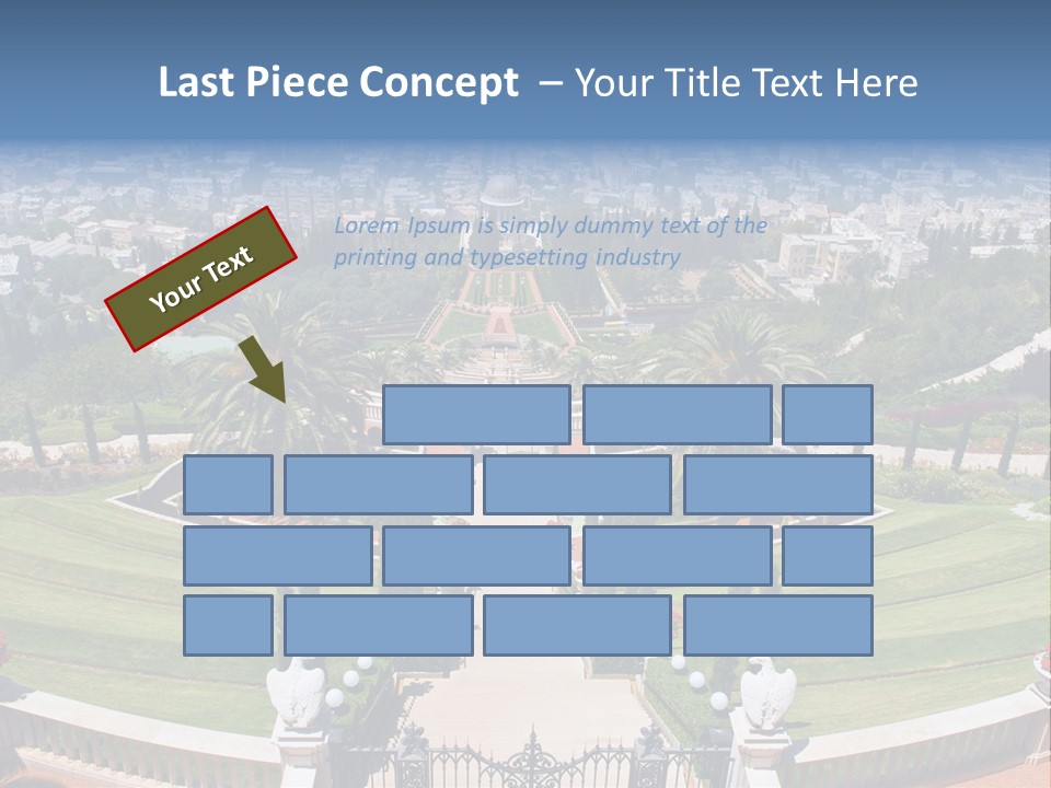 White Tourism Sacred PowerPoint Template