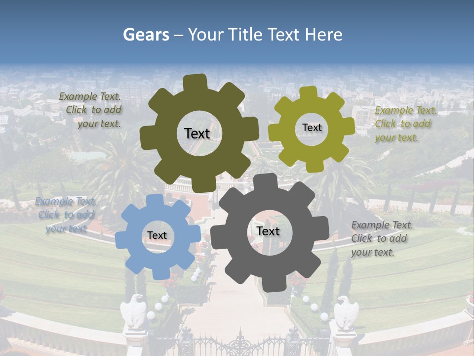 White Tourism Sacred PowerPoint Template