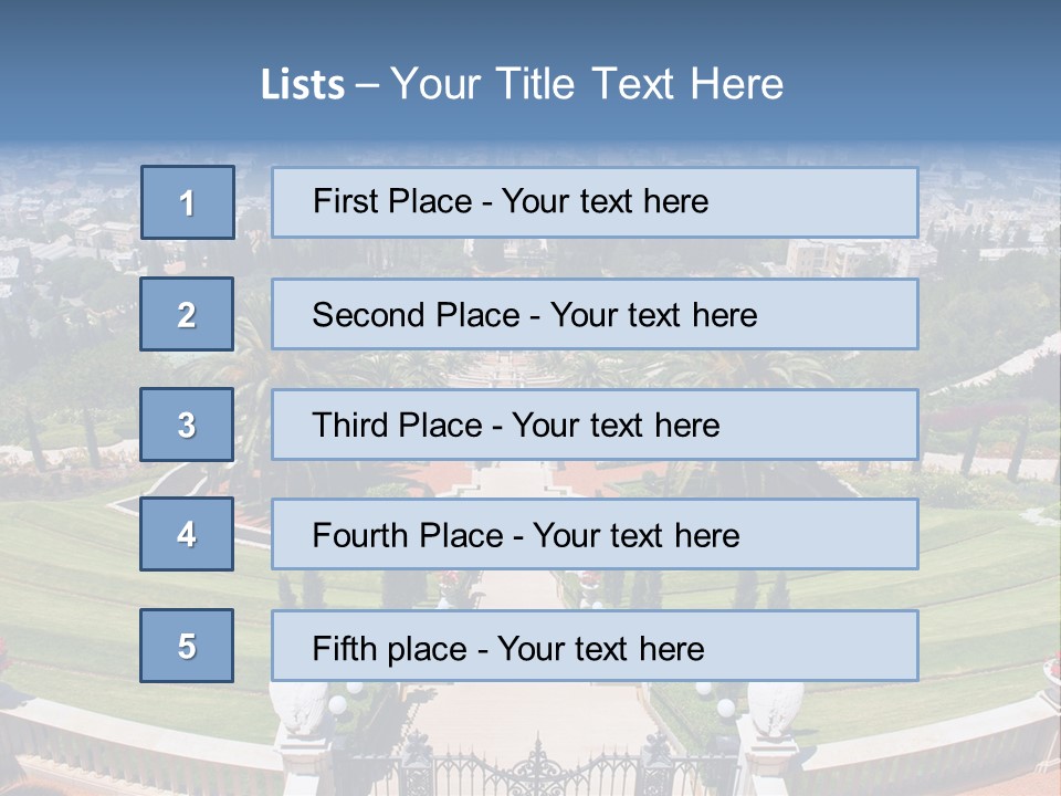 White Tourism Sacred PowerPoint Template