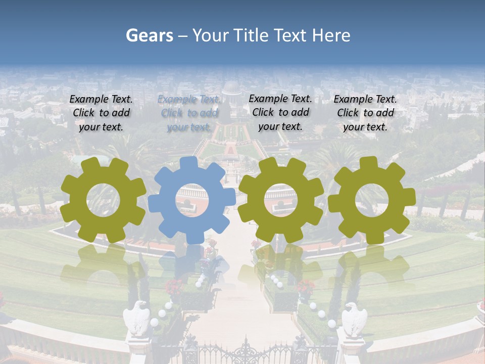 White Tourism Sacred PowerPoint Template