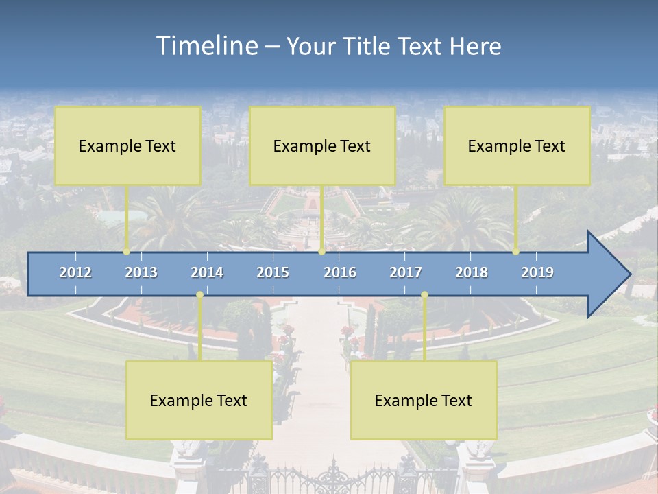 White Tourism Sacred PowerPoint Template