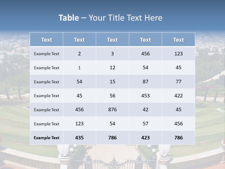 White Tourism Sacred PowerPoint Template