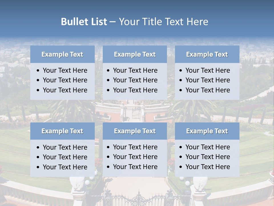 White Tourism Sacred PowerPoint Template