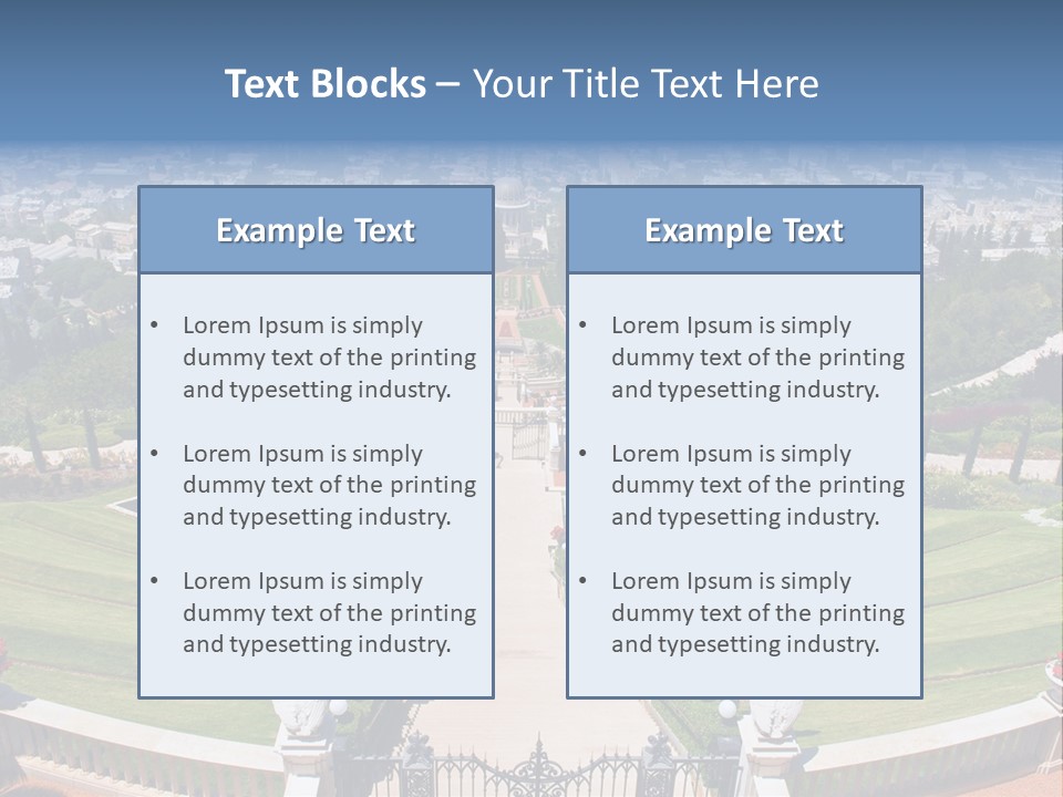 White Tourism Sacred PowerPoint Template