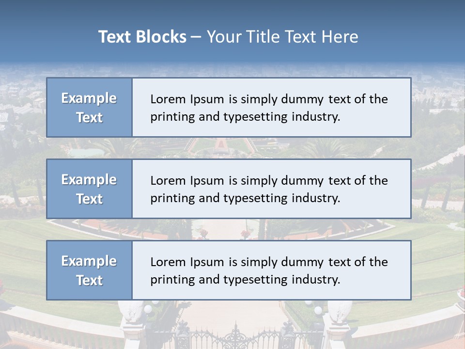 White Tourism Sacred PowerPoint Template