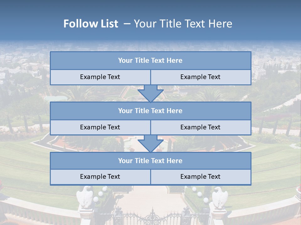 White Tourism Sacred PowerPoint Template