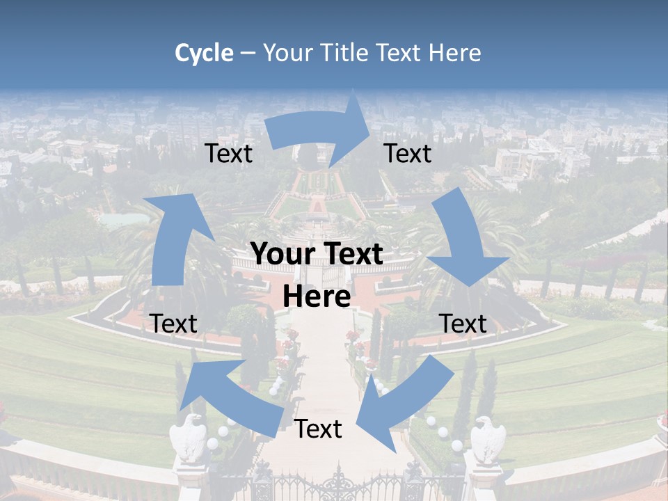 White Tourism Sacred PowerPoint Template