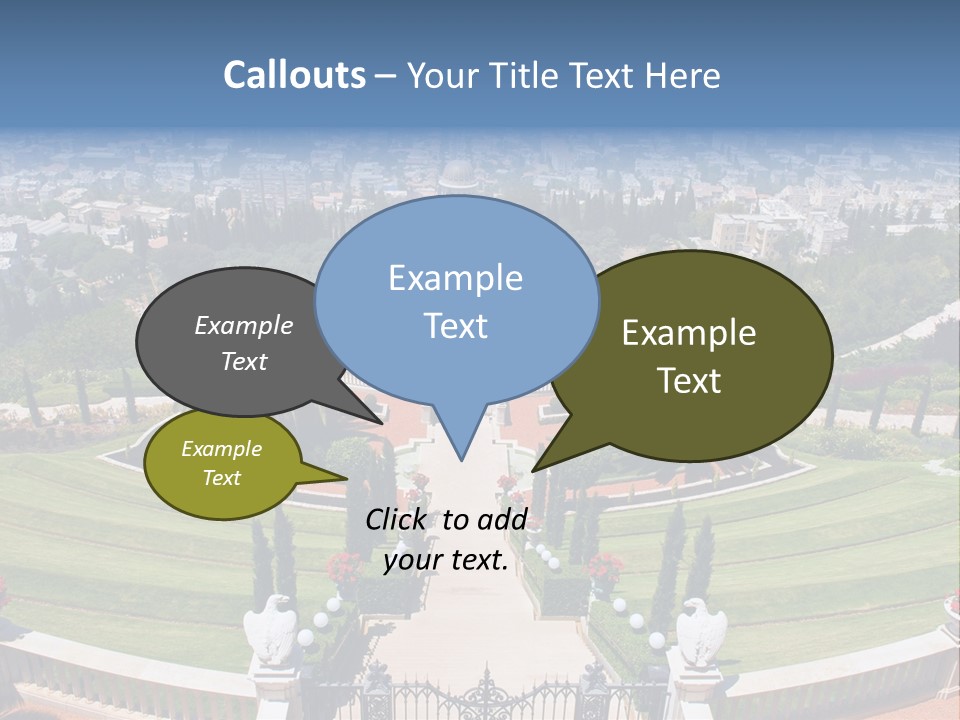 White Tourism Sacred PowerPoint Template