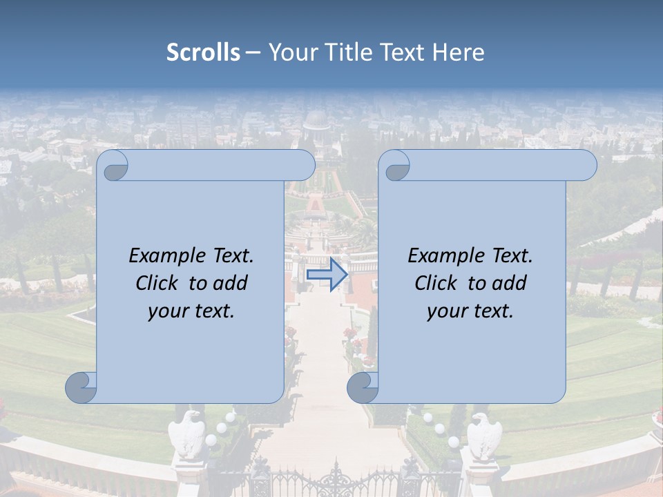 White Tourism Sacred PowerPoint Template