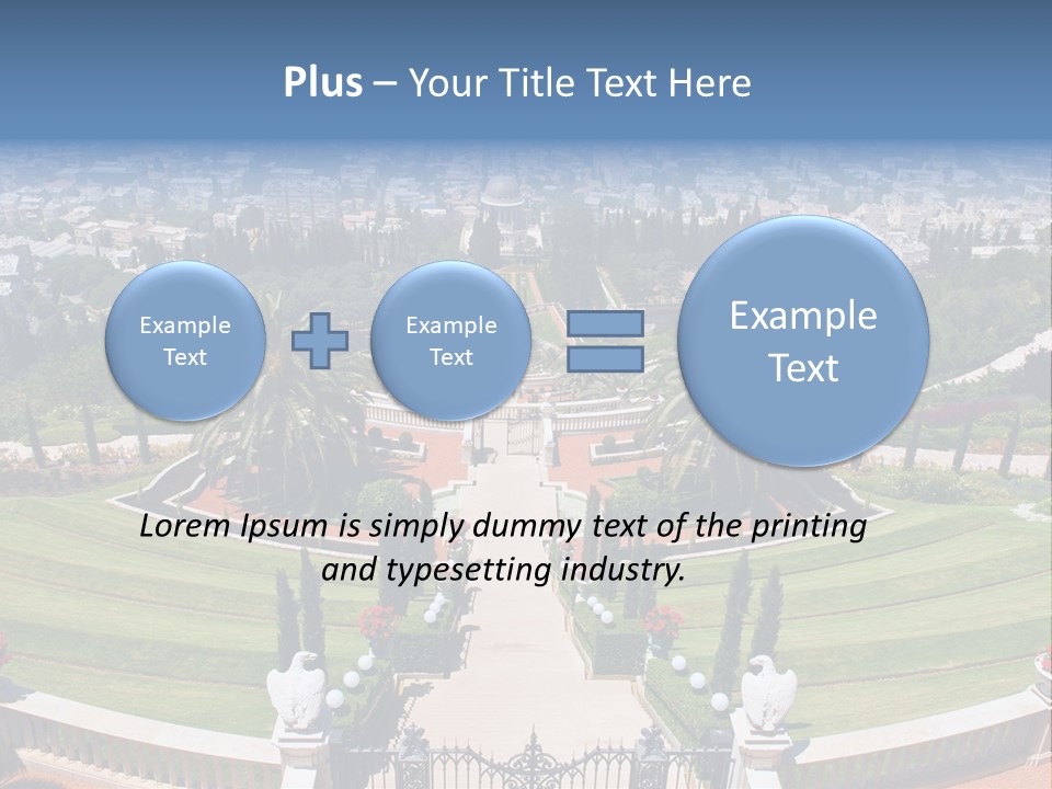 White Tourism Sacred PowerPoint Template