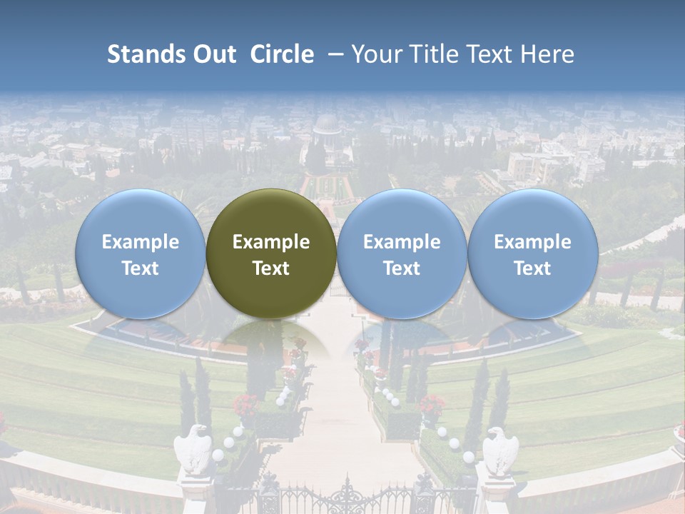 White Tourism Sacred PowerPoint Template