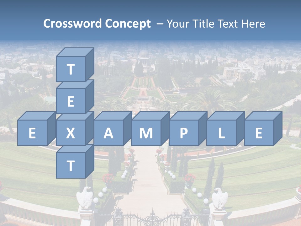 White Tourism Sacred PowerPoint Template