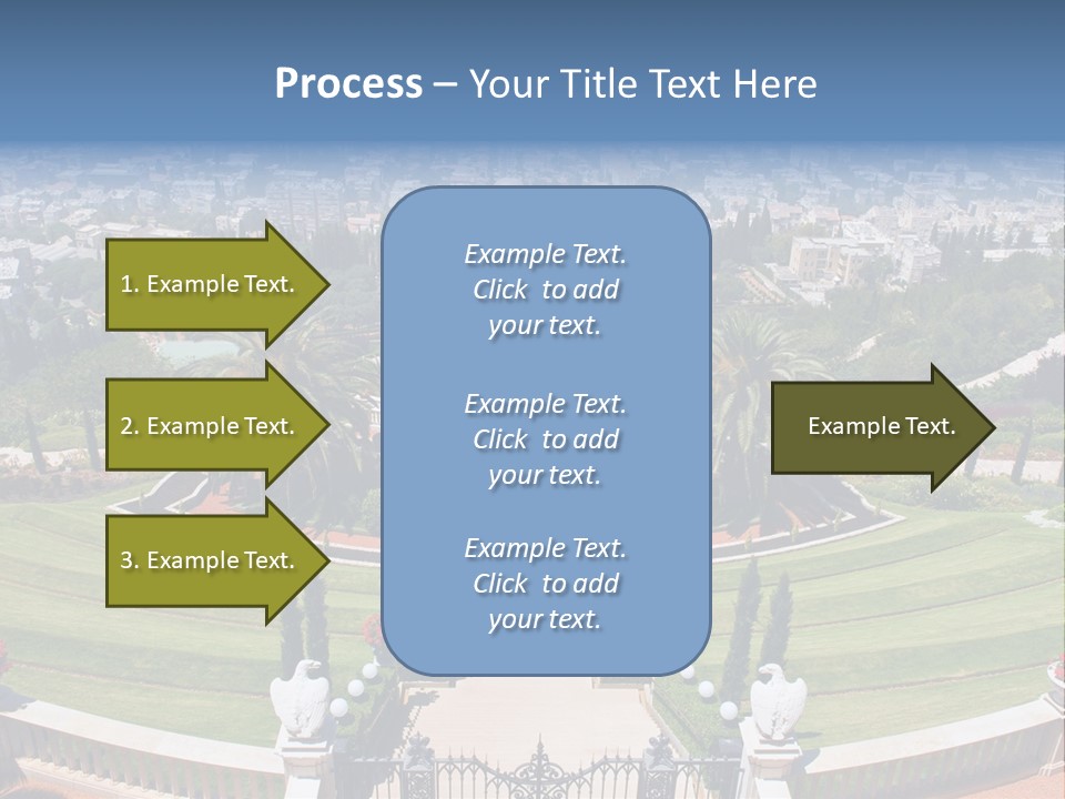 White Tourism Sacred PowerPoint Template
