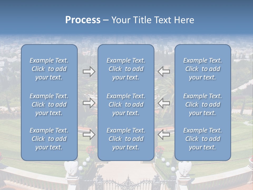 White Tourism Sacred PowerPoint Template