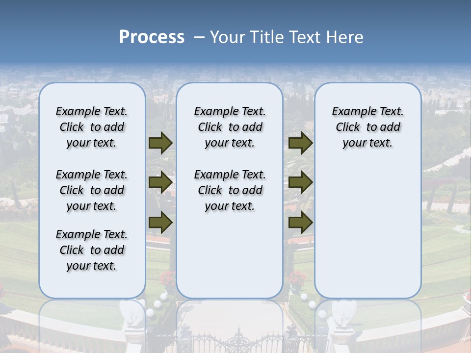 White Tourism Sacred PowerPoint Template