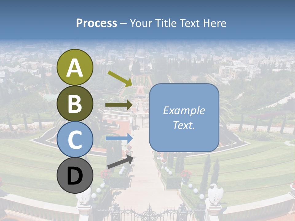 White Tourism Sacred PowerPoint Template