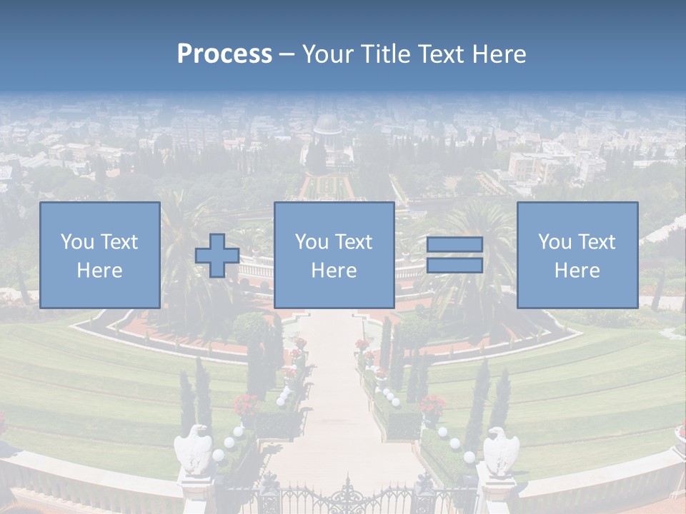 White Tourism Sacred PowerPoint Template