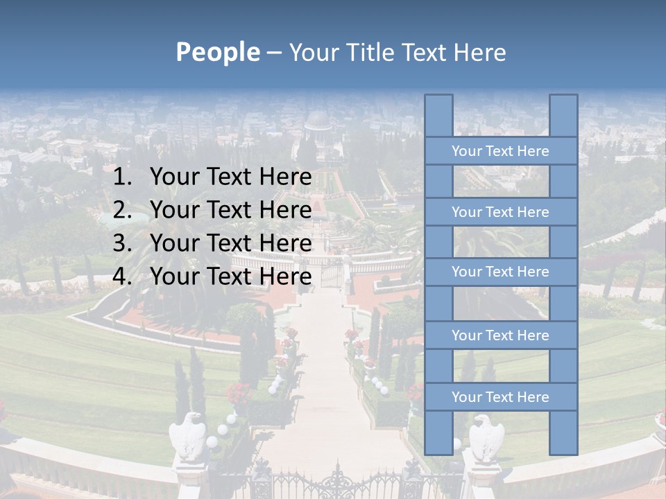 White Tourism Sacred PowerPoint Template