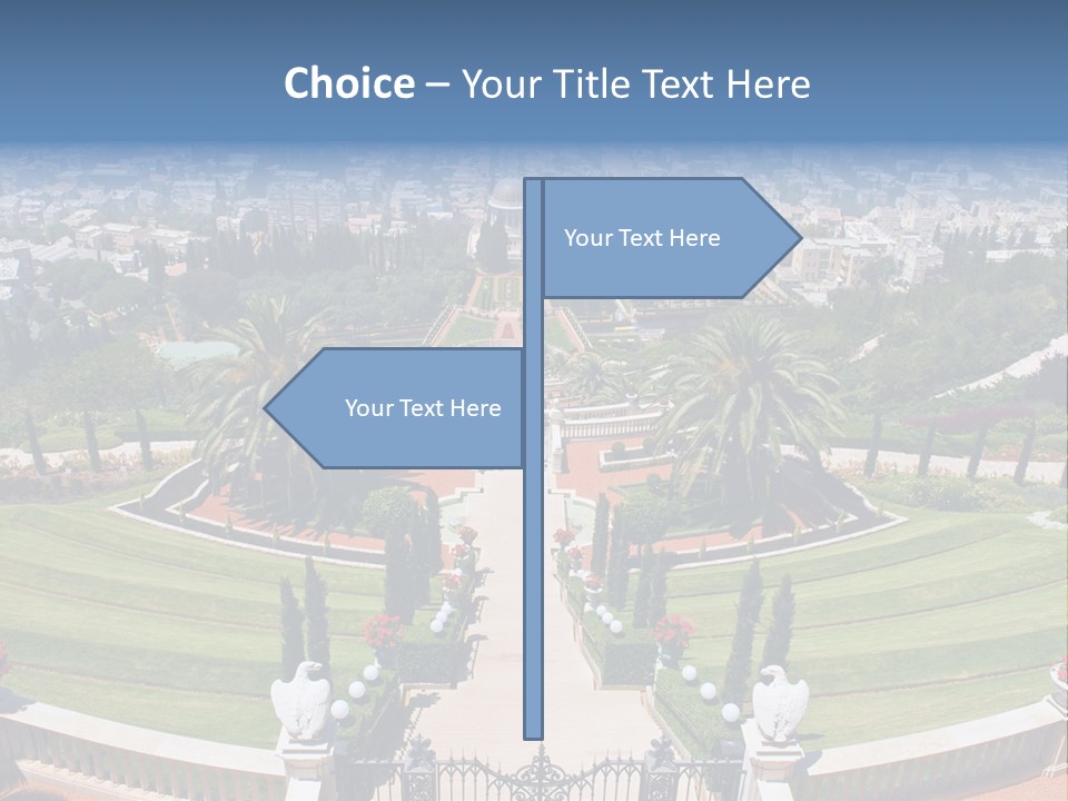 White Tourism Sacred PowerPoint Template