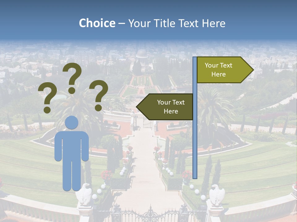 White Tourism Sacred PowerPoint Template