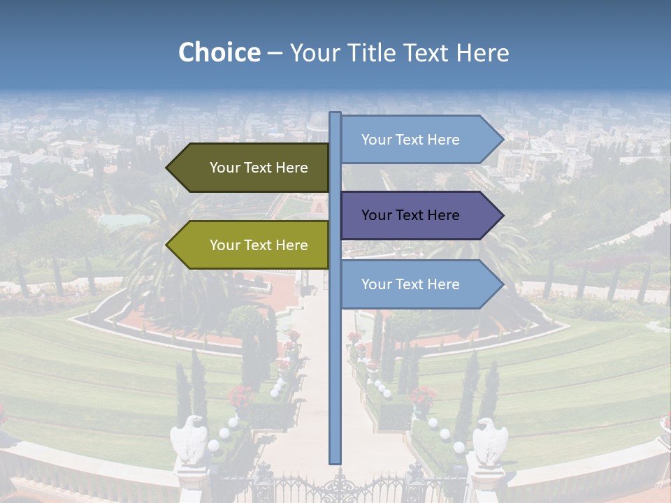 White Tourism Sacred PowerPoint Template