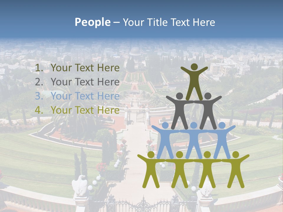 White Tourism Sacred PowerPoint Template