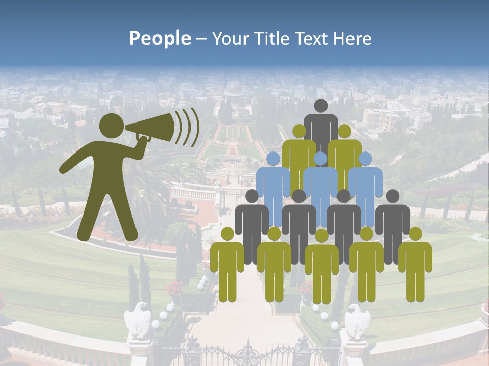 White Tourism Sacred PowerPoint Template