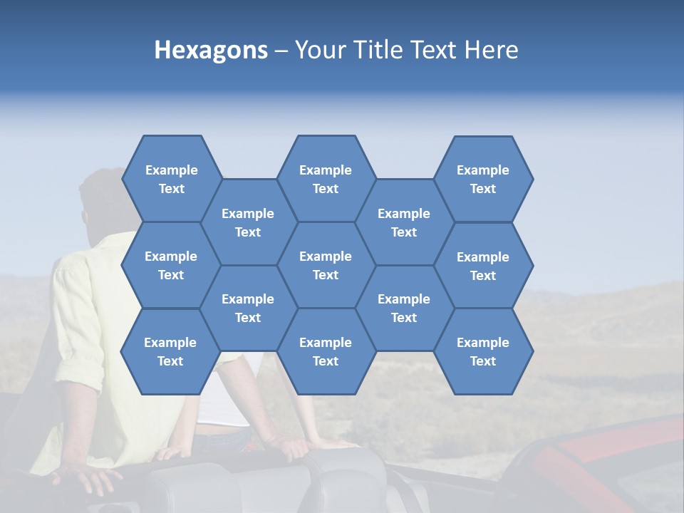 Horizontal Vehicle Togetherness PowerPoint Template