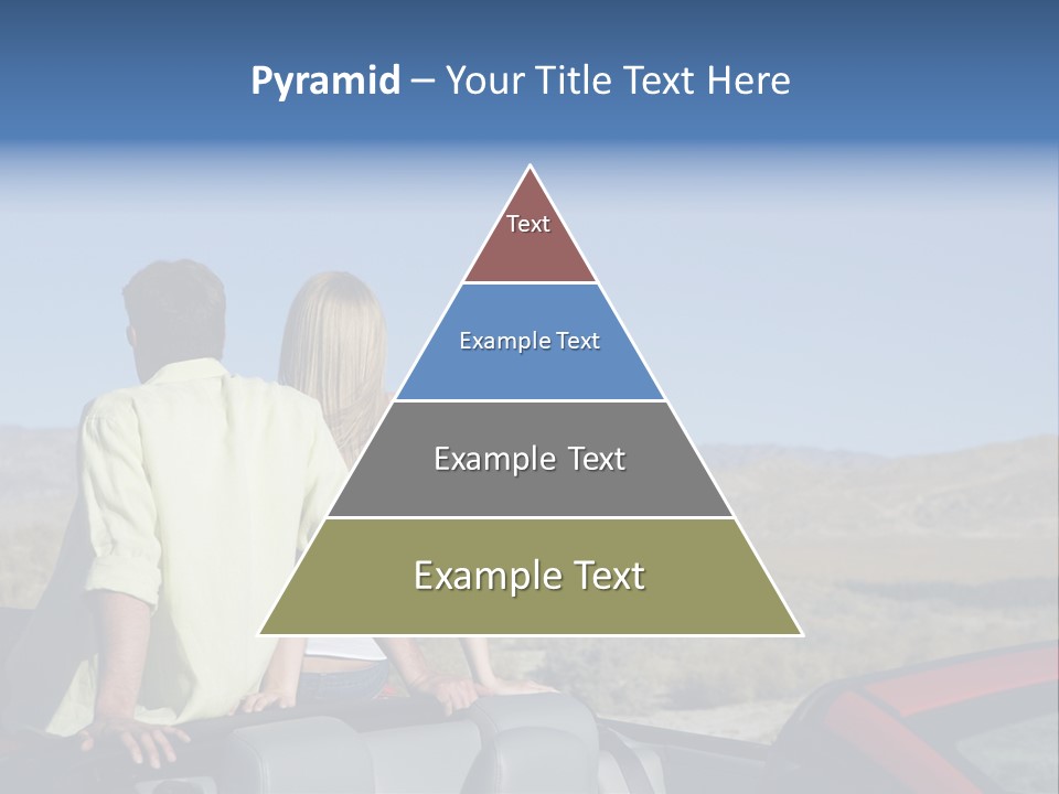 Horizontal Vehicle Togetherness PowerPoint Template