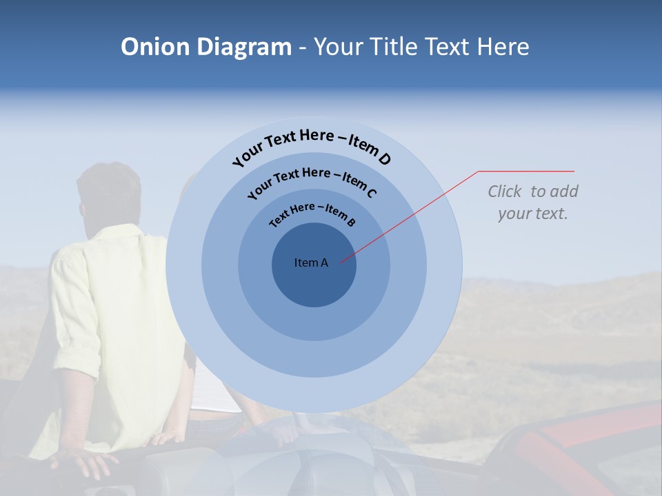 Horizontal Vehicle Togetherness PowerPoint Template