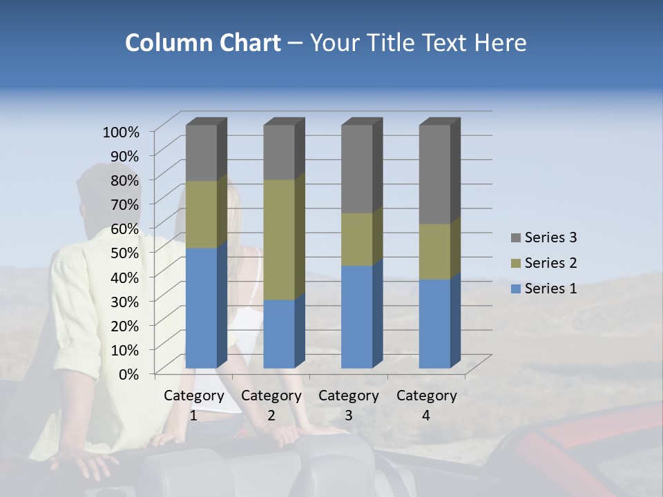 Horizontal Vehicle Togetherness PowerPoint Template