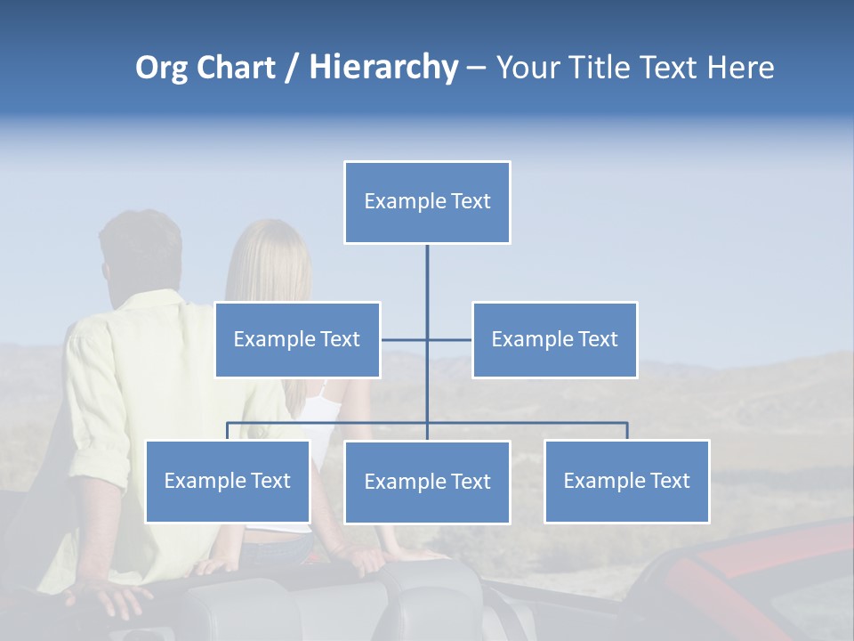 Horizontal Vehicle Togetherness PowerPoint Template