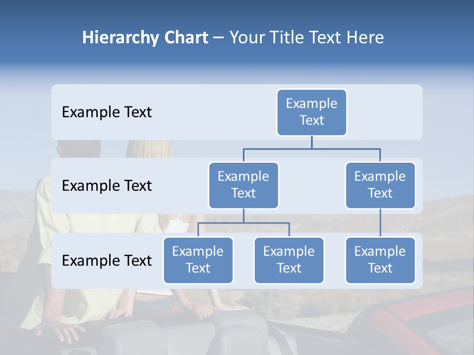 Horizontal Vehicle Togetherness PowerPoint Template
