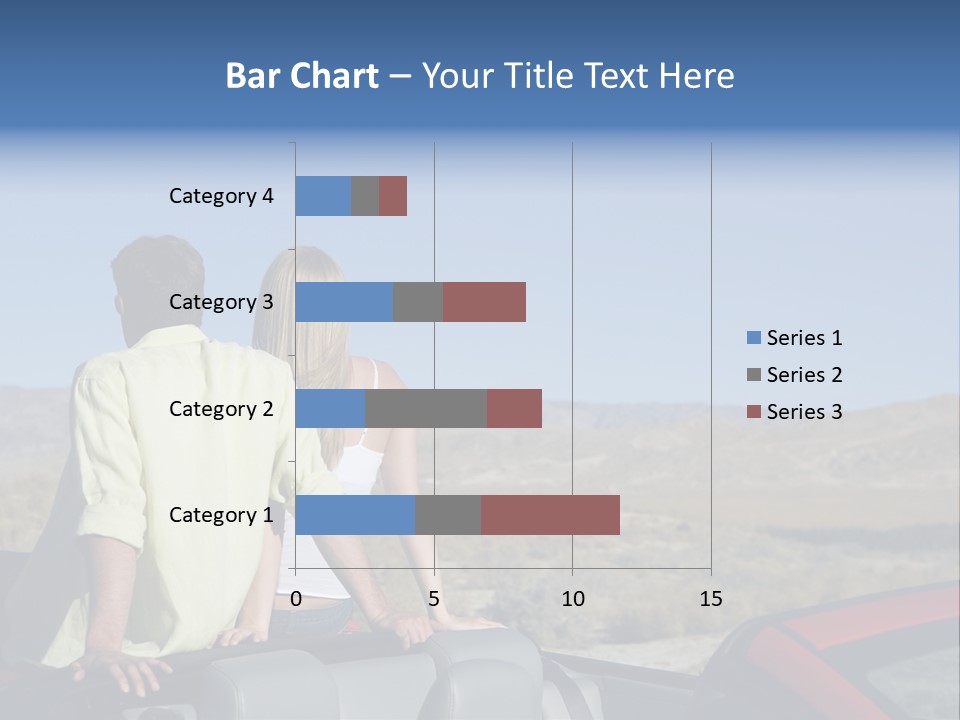 Horizontal Vehicle Togetherness PowerPoint Template