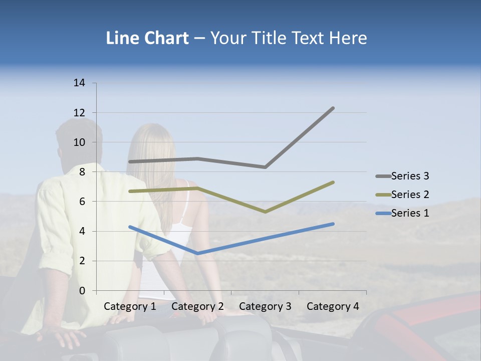 Horizontal Vehicle Togetherness PowerPoint Template