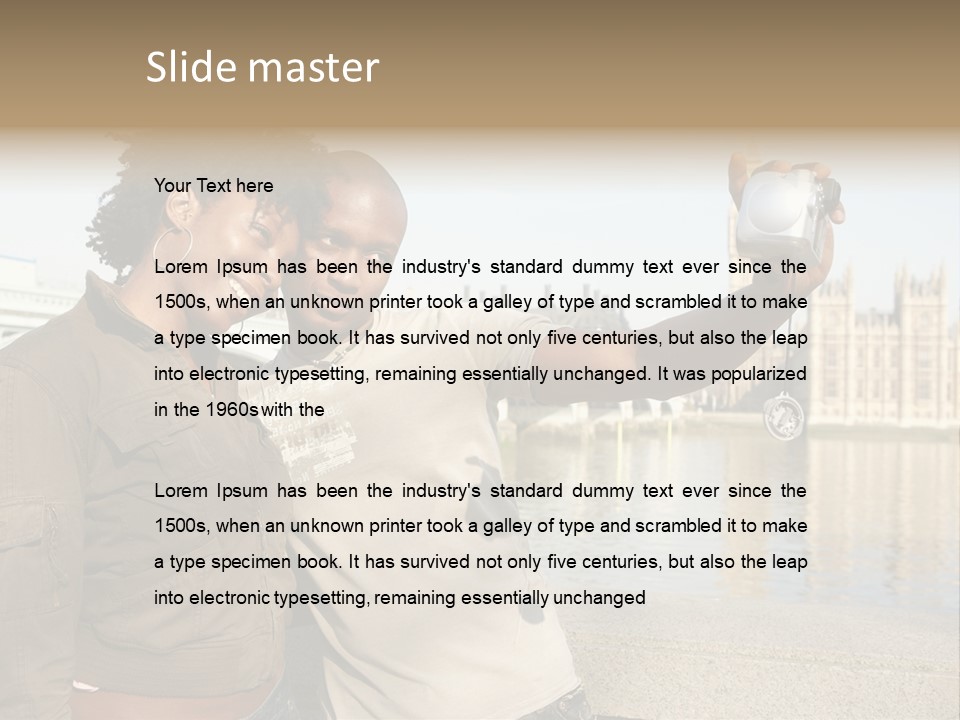 Boyfriend Closeness Space PowerPoint Template