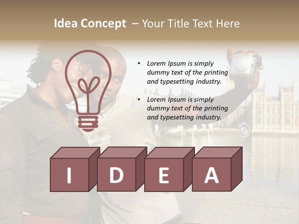 Boyfriend Closeness Space PowerPoint Template