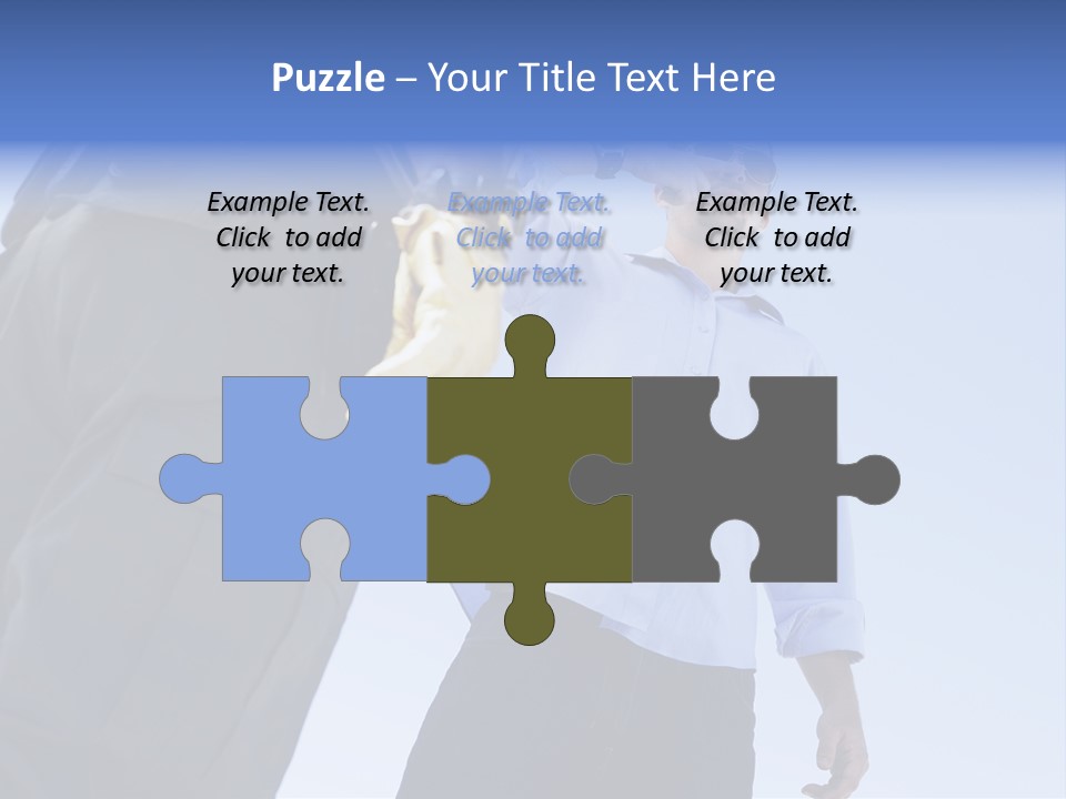 A Police Officer Standing Next To A Man With A Banana In His Hand PowerPoint Template