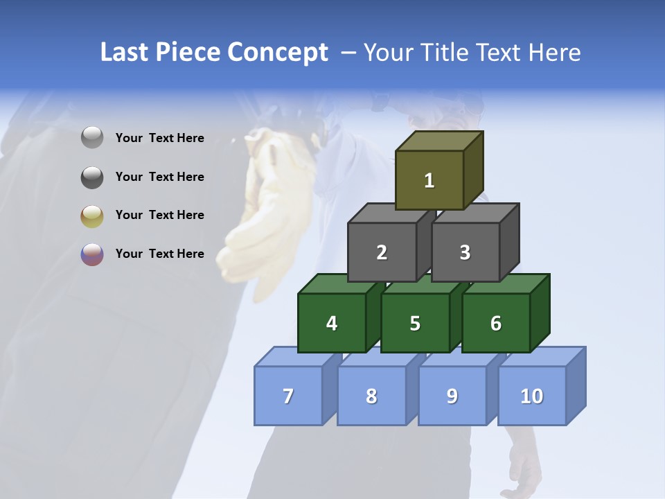 A Police Officer Standing Next To A Man With A Banana In His Hand PowerPoint Template