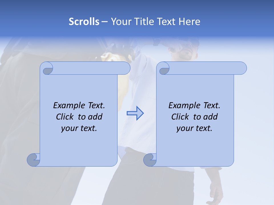 A Police Officer Standing Next To A Man With A Banana In His Hand PowerPoint Template