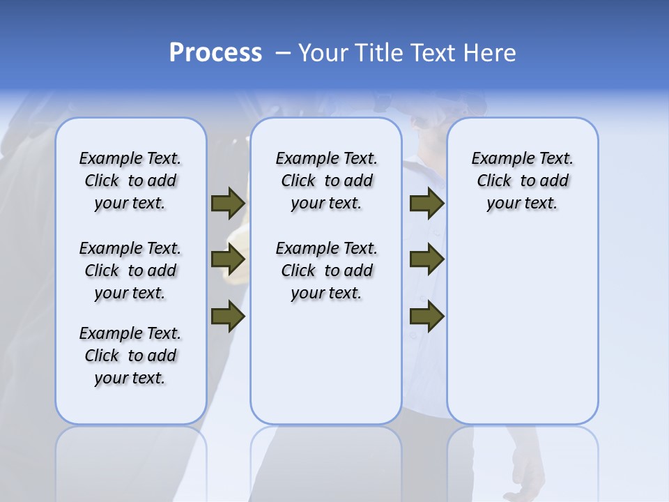 A Police Officer Standing Next To A Man With A Banana In His Hand PowerPoint Template