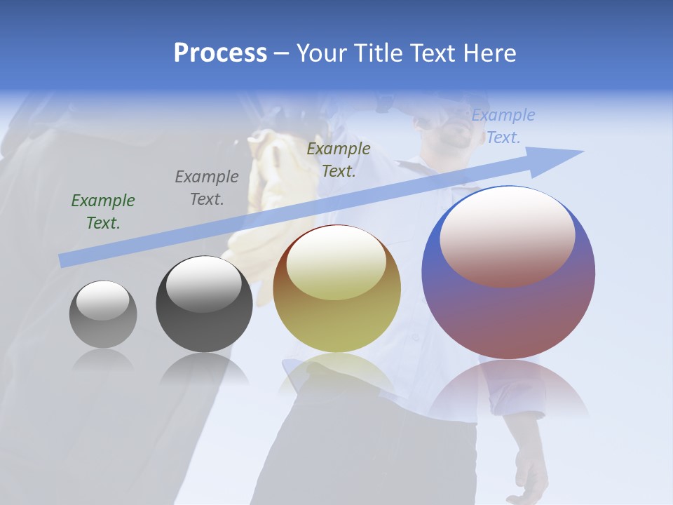 A Police Officer Standing Next To A Man With A Banana In His Hand PowerPoint Template