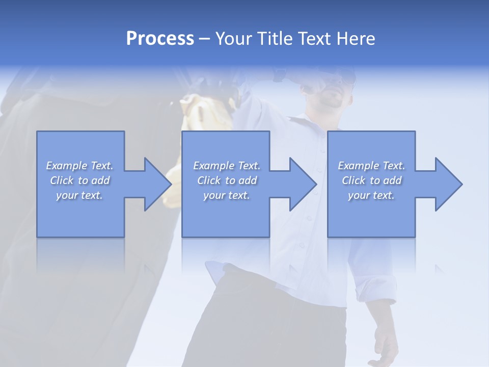 A Police Officer Standing Next To A Man With A Banana In His Hand PowerPoint Template