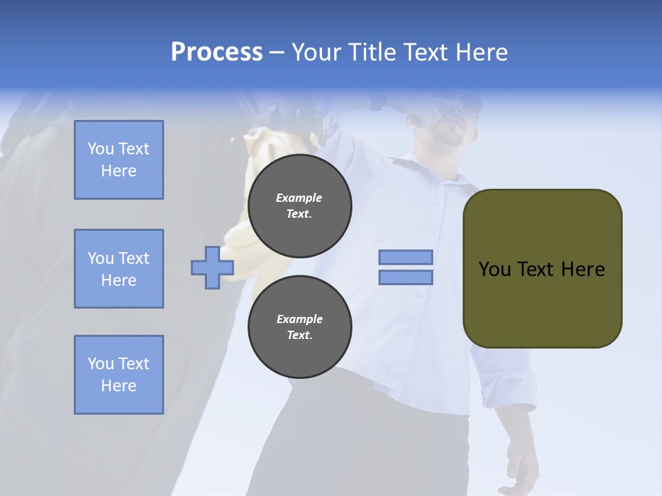 A Police Officer Standing Next To A Man With A Banana In His Hand PowerPoint Template