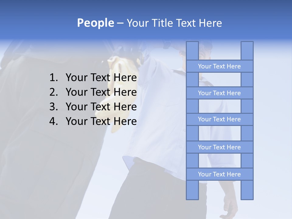 A Police Officer Standing Next To A Man With A Banana In His Hand PowerPoint Template