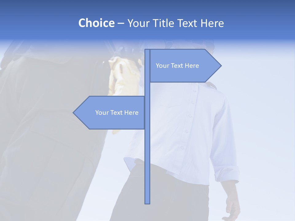 A Police Officer Standing Next To A Man With A Banana In His Hand PowerPoint Template