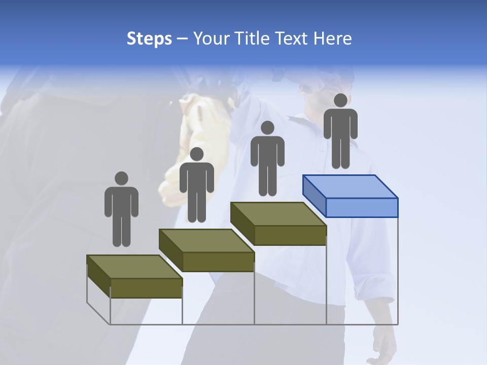 A Police Officer Standing Next To A Man With A Banana In His Hand PowerPoint Template